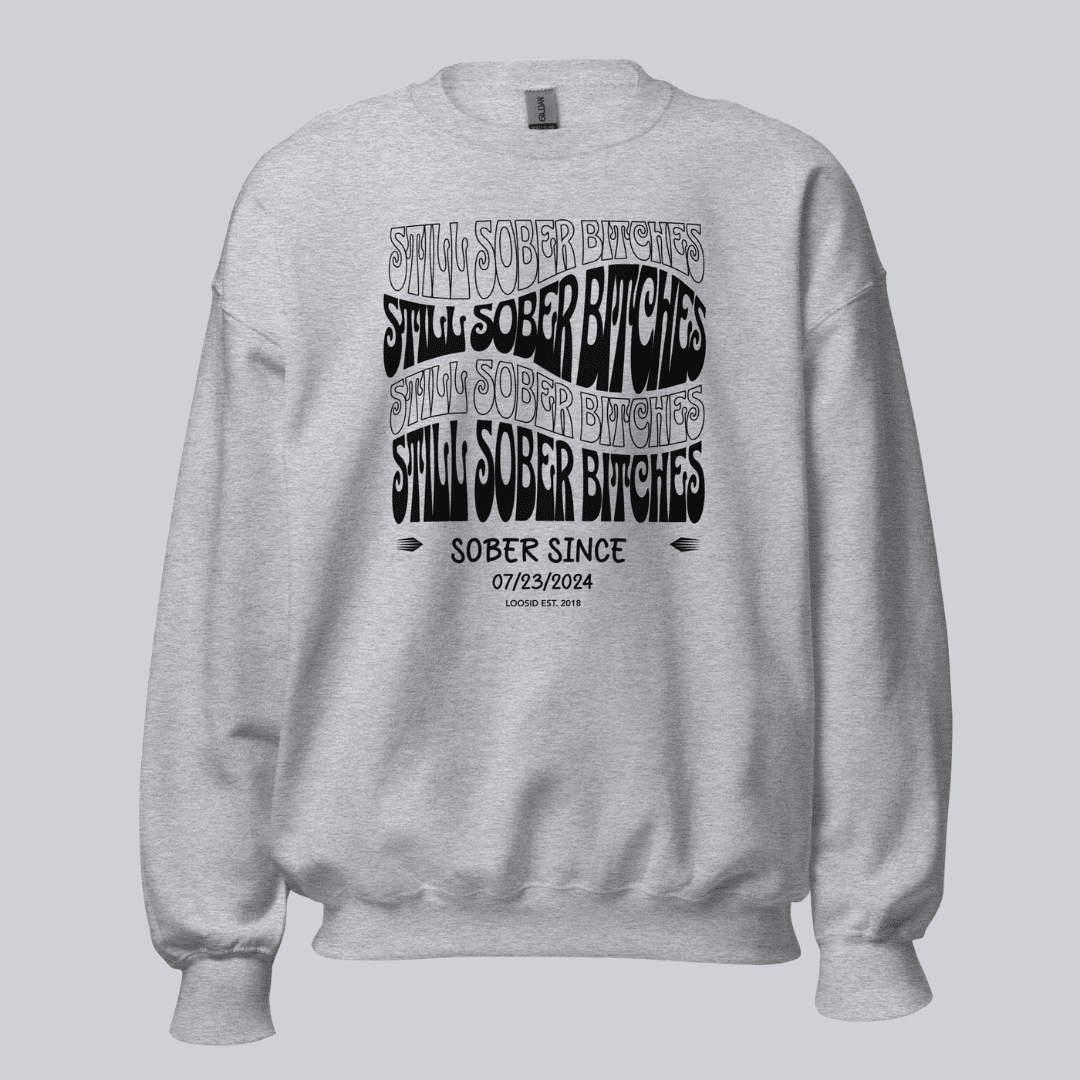 Still Sober B Recovery Hoodie close-up view (view 22)