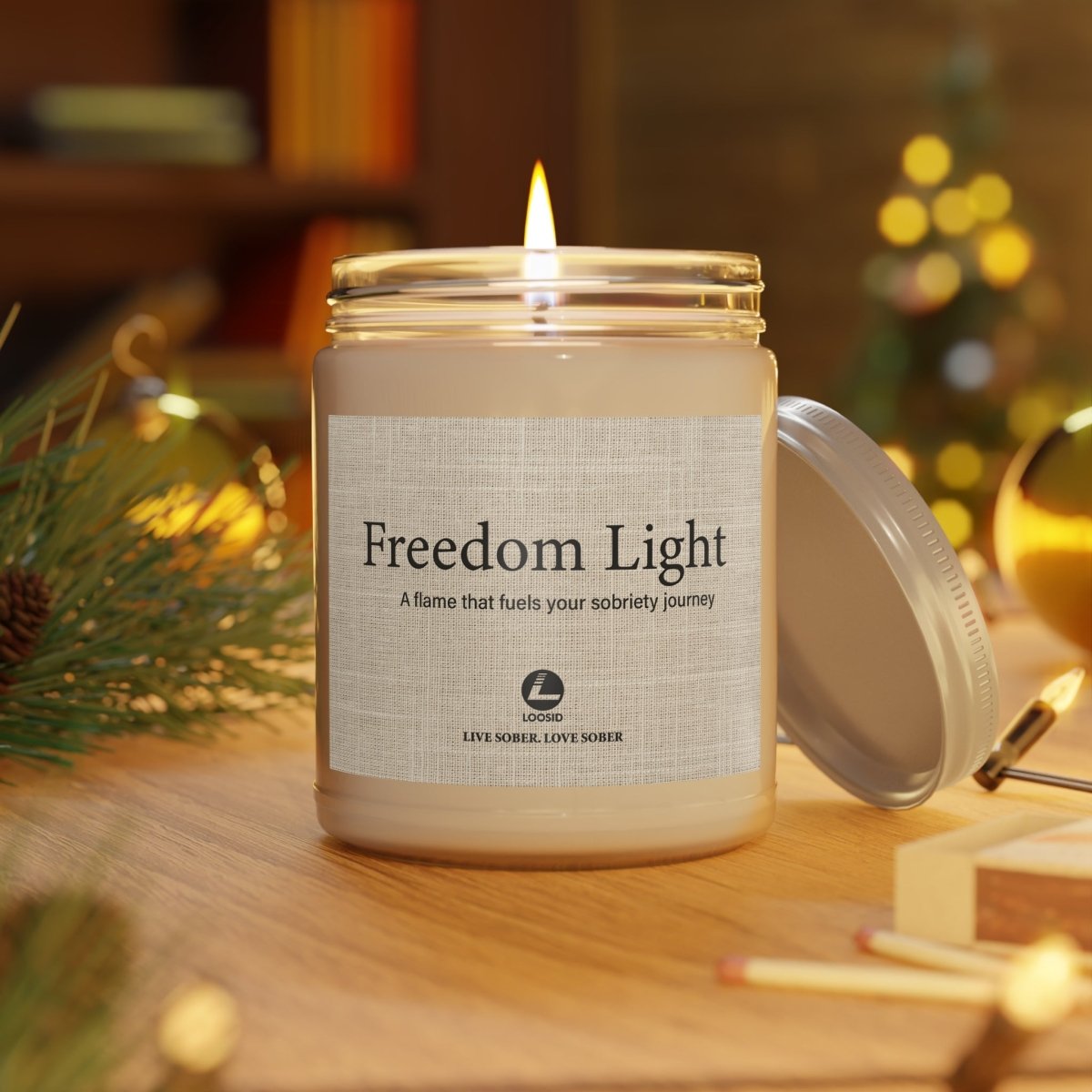 Loosid Freedom Light Sobriety Gift featuring the design