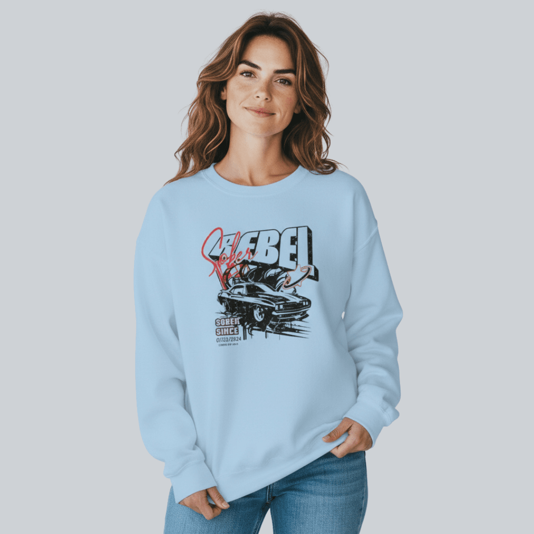 Sober Rebel Sobriety Recovery Hoodie packaging detail (view 8)