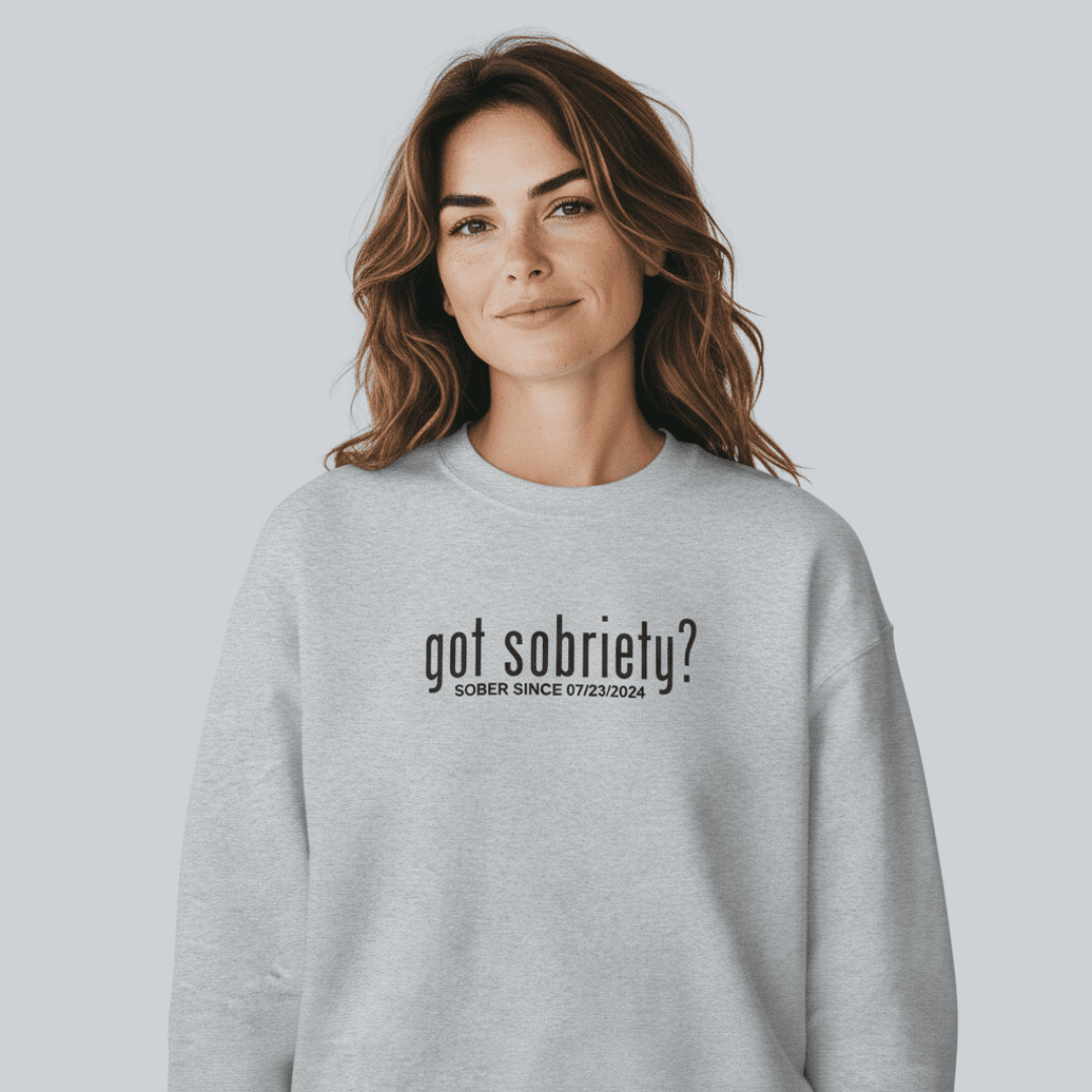 Got Sobriety Recovery Hoodie graphic detail (view 24)