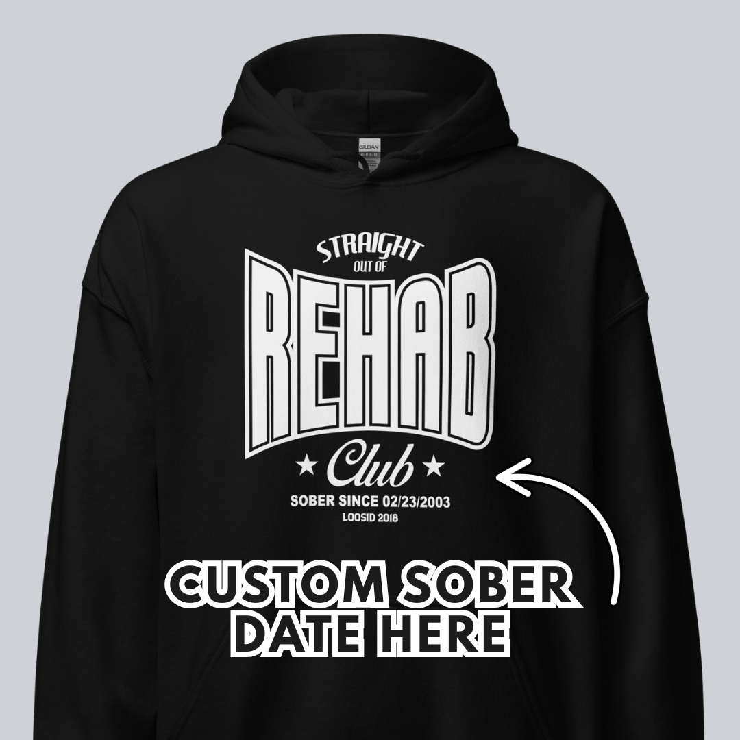 Rehab Recovery Hoodie side view (view 6)