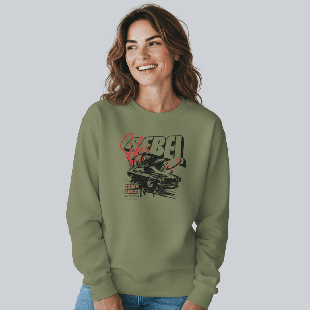 Sober Rebel Sobriety Recovery Hoodie featuring the design (view 21)