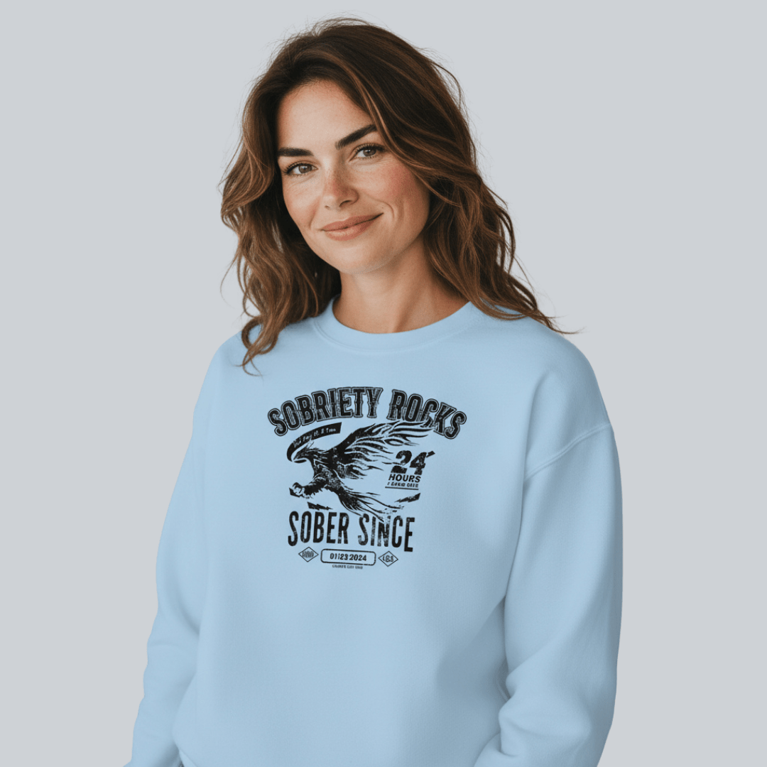 Sober Since Recovery Hoodie product photo (view 20)