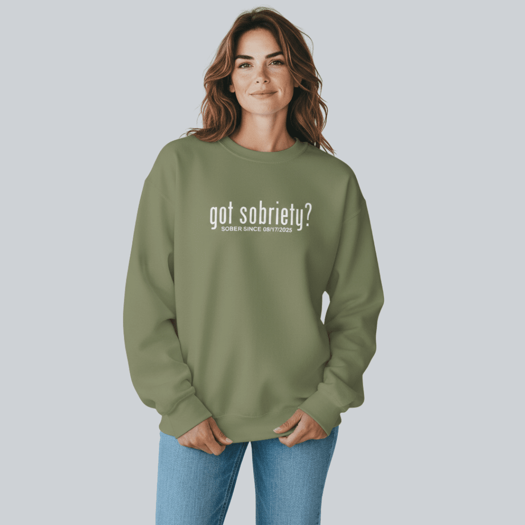 Got Sobriety Recovery Hoodie lifestyle view (view 35)
