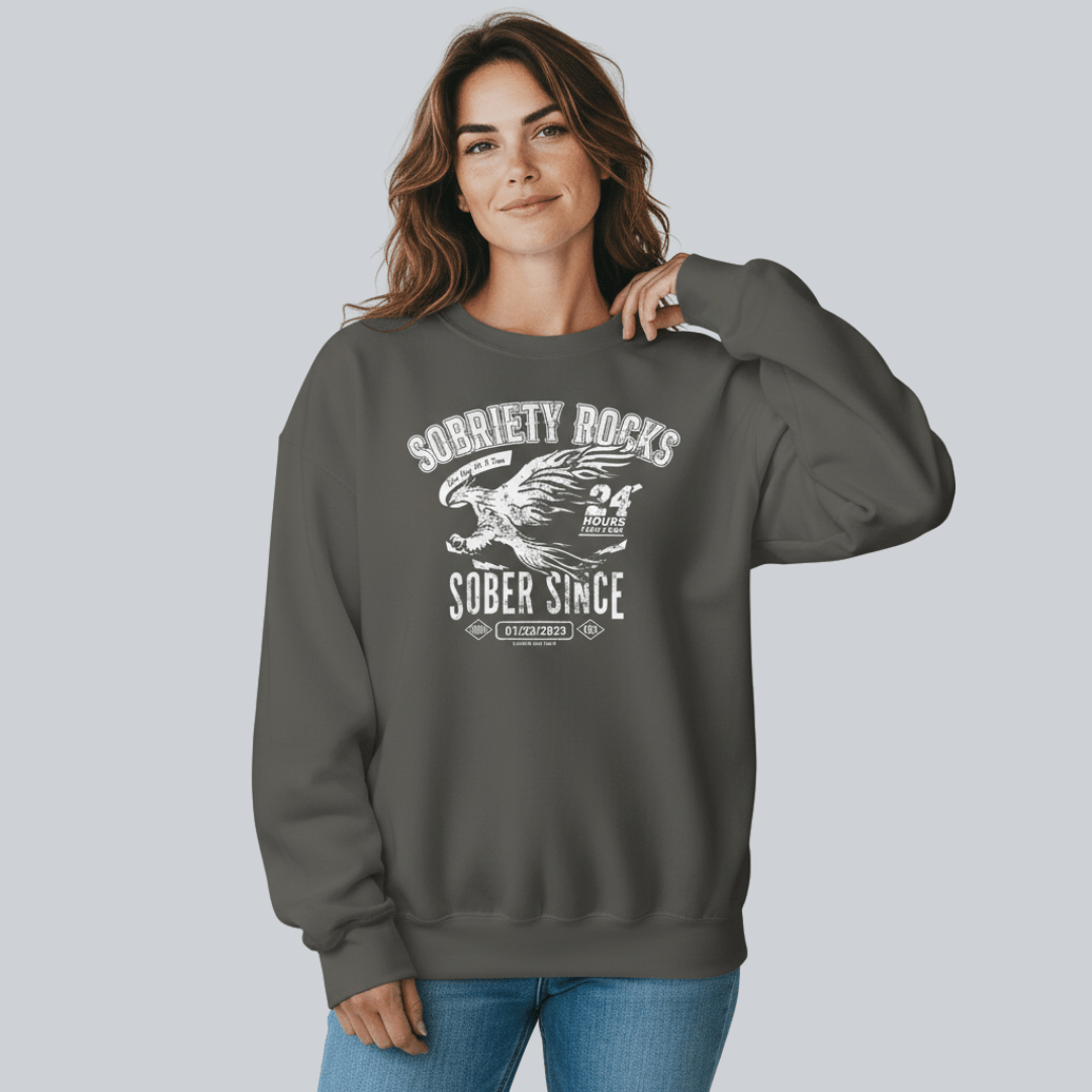 Sober Since Recovery Hoodie product photo (view 10)