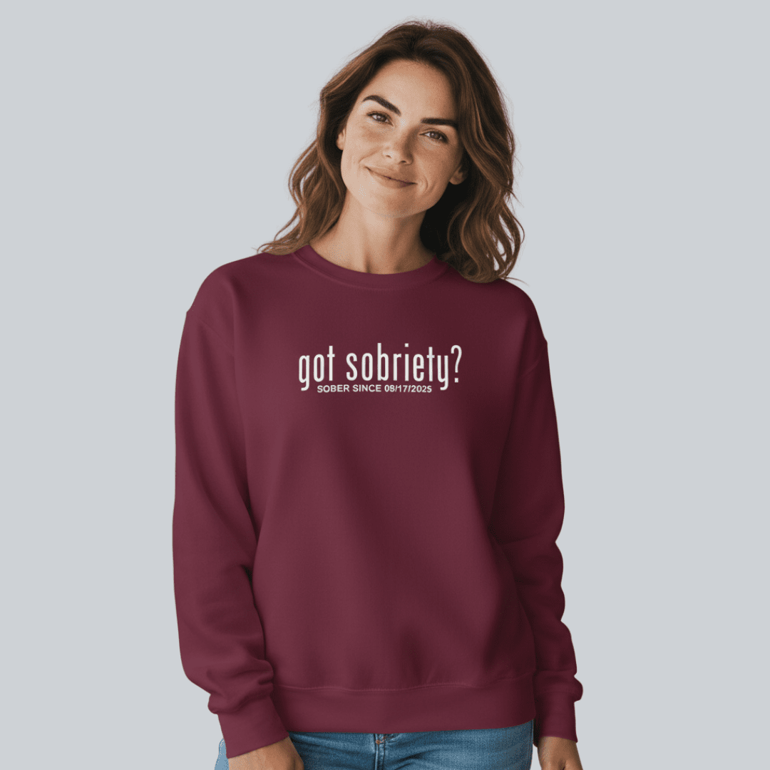 Got Sobriety Recovery Hoodie lifestyle view (view 15)