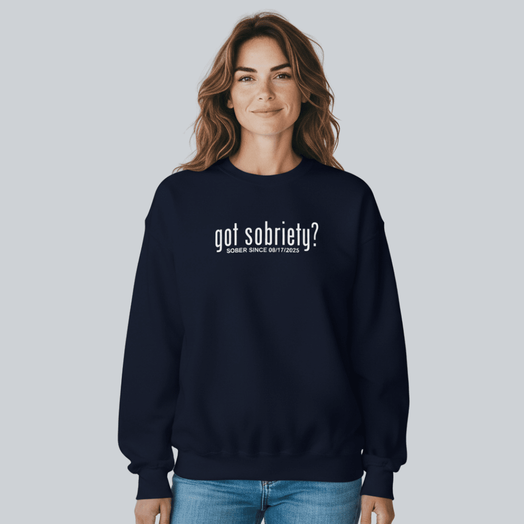 Got Sobriety Recovery Hoodie featuring the design (view 11)