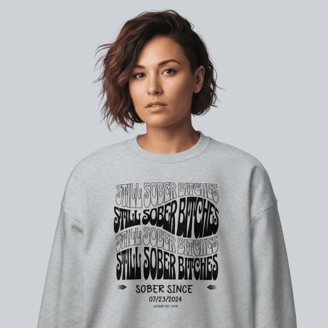 Still Sober B Recovery Hoodie graphic detail (view 24)