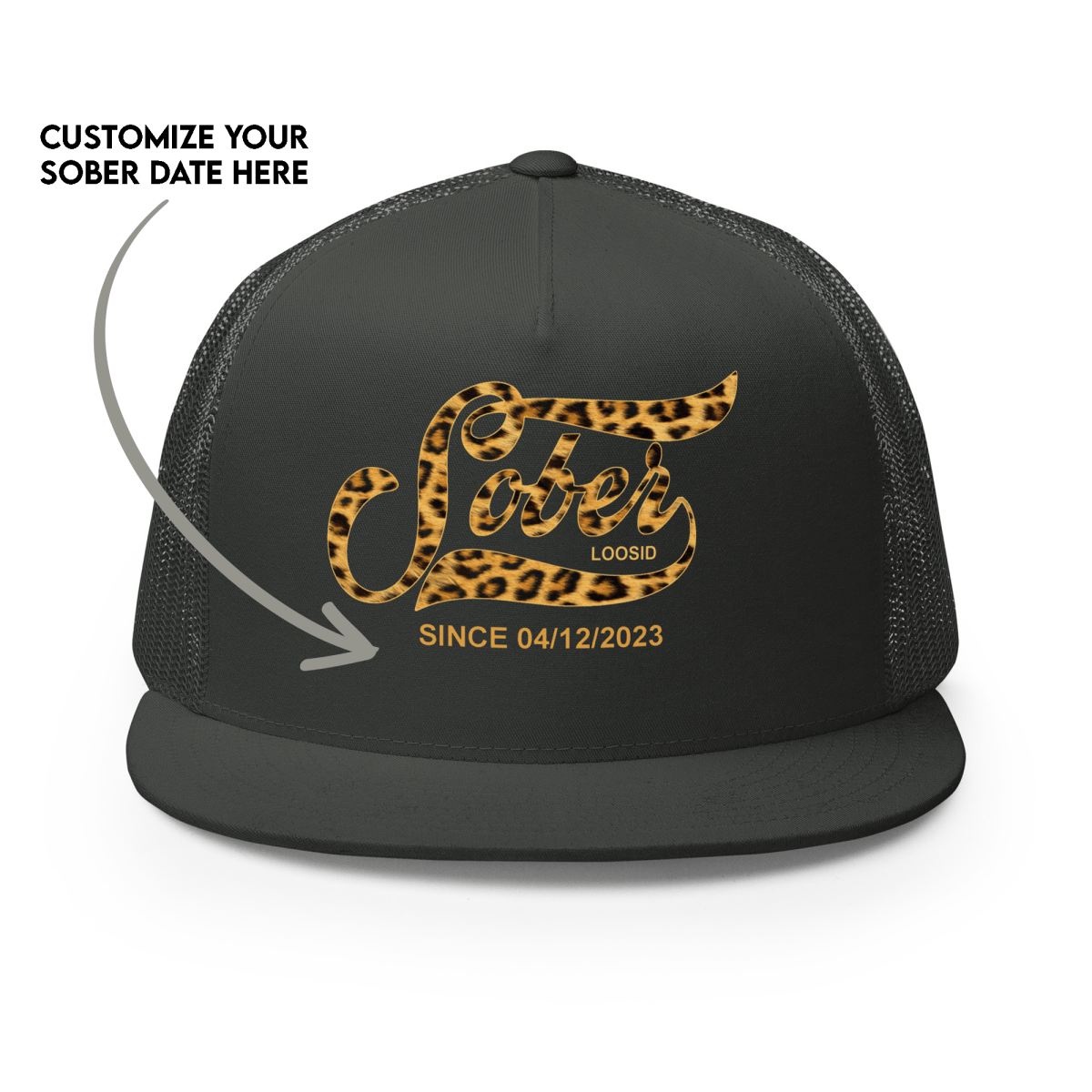 Leopard Sober Since Printed Sober Hat packaging detail (view 8)