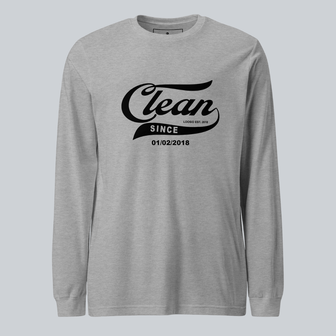 Clean Since Long Sleeve Sober T Shirt fit detail (view 19)