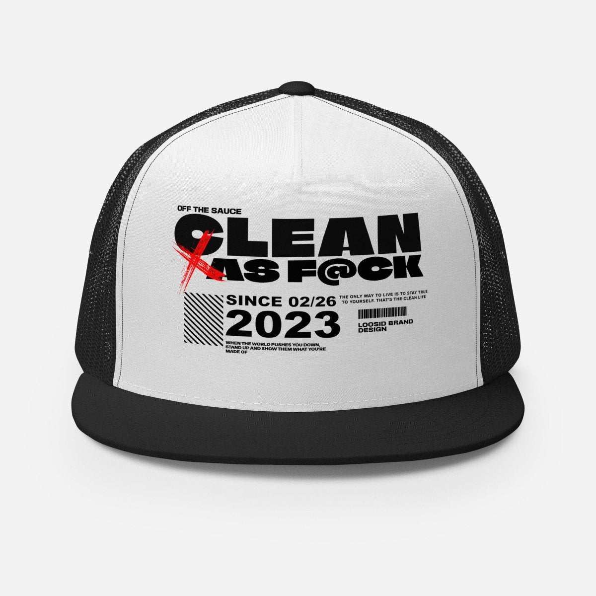 Clean As F*ck Sober Hat fit detail (view 9)