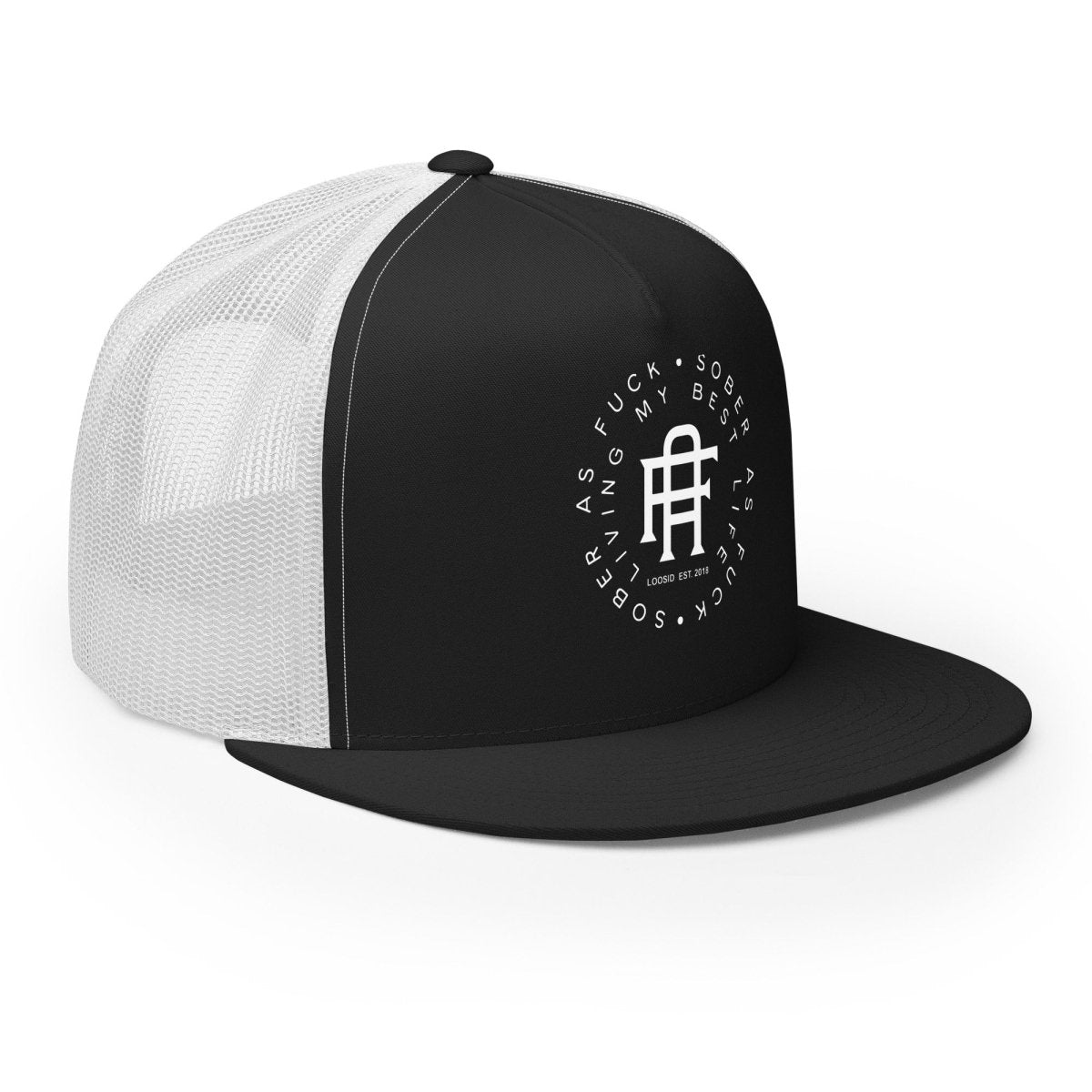 Living My Best Life Sober Hat side view (view 6)