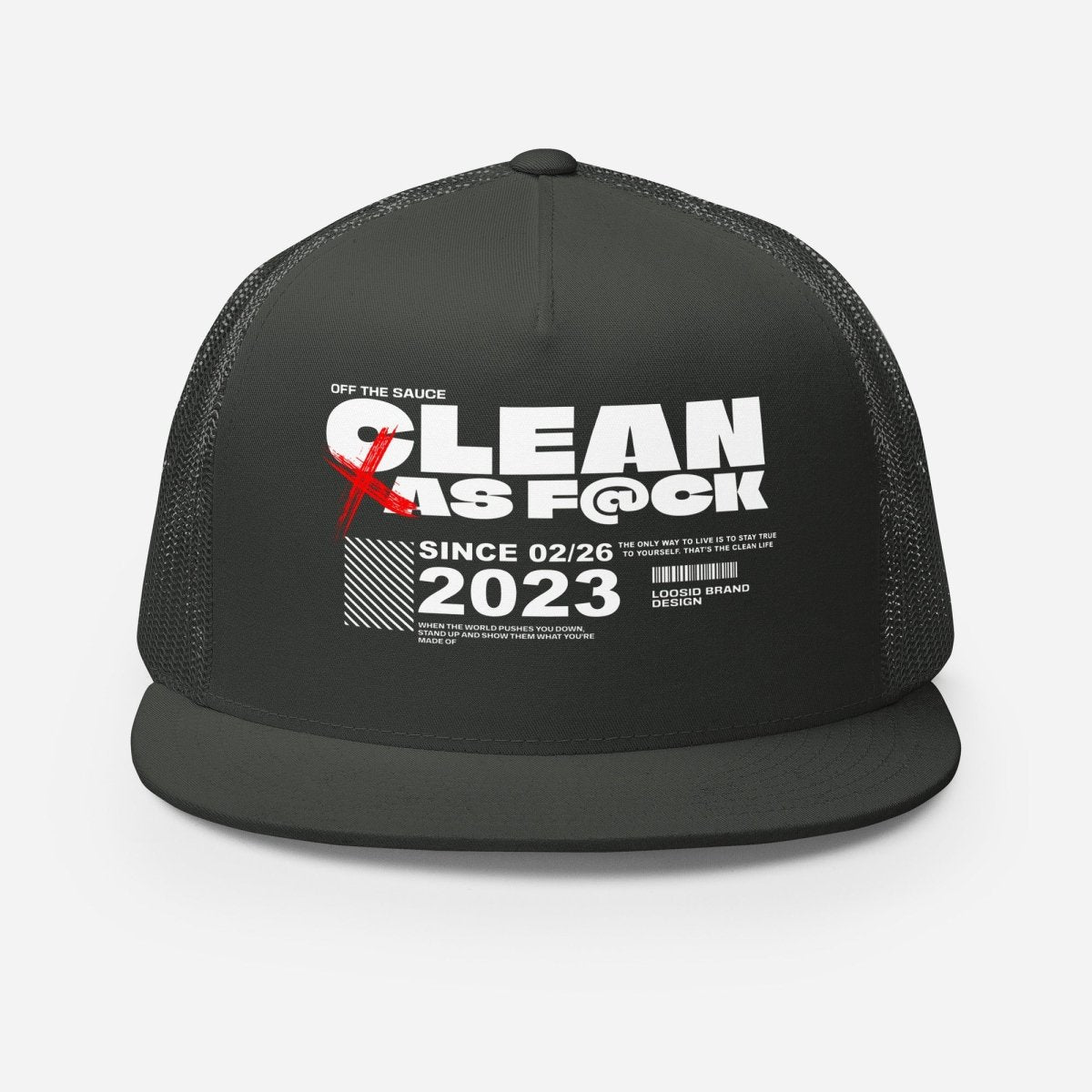 Clean As F*ck Sober Hat side view (view 6)