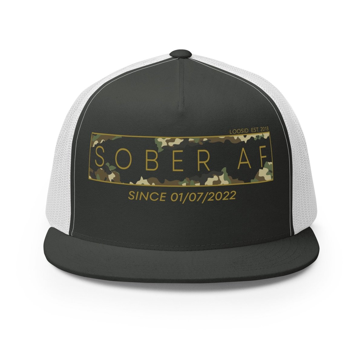Sober AF Personalized Sober Sober Hat side view (view 6)