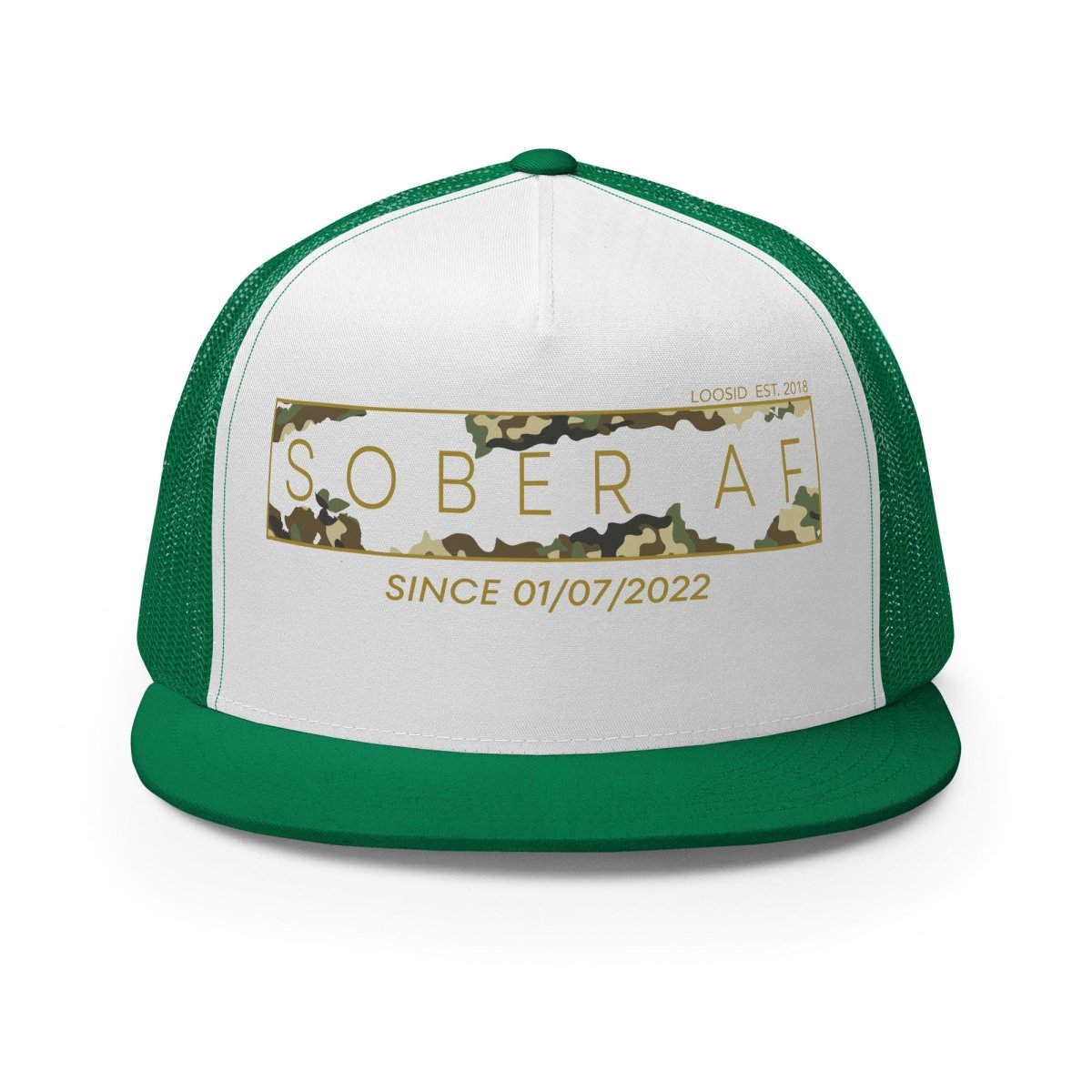 Sober AF Personalized Sober Sober Hat fit detail (view 9)