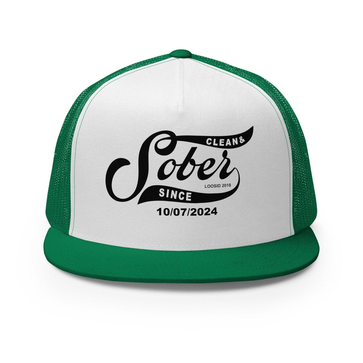 Sober Since Personalized Sober Sober Hat fit detail (view 9)