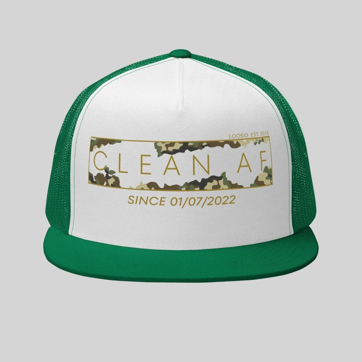 Camo Clean AF Sober Hat close-up view (view 12)