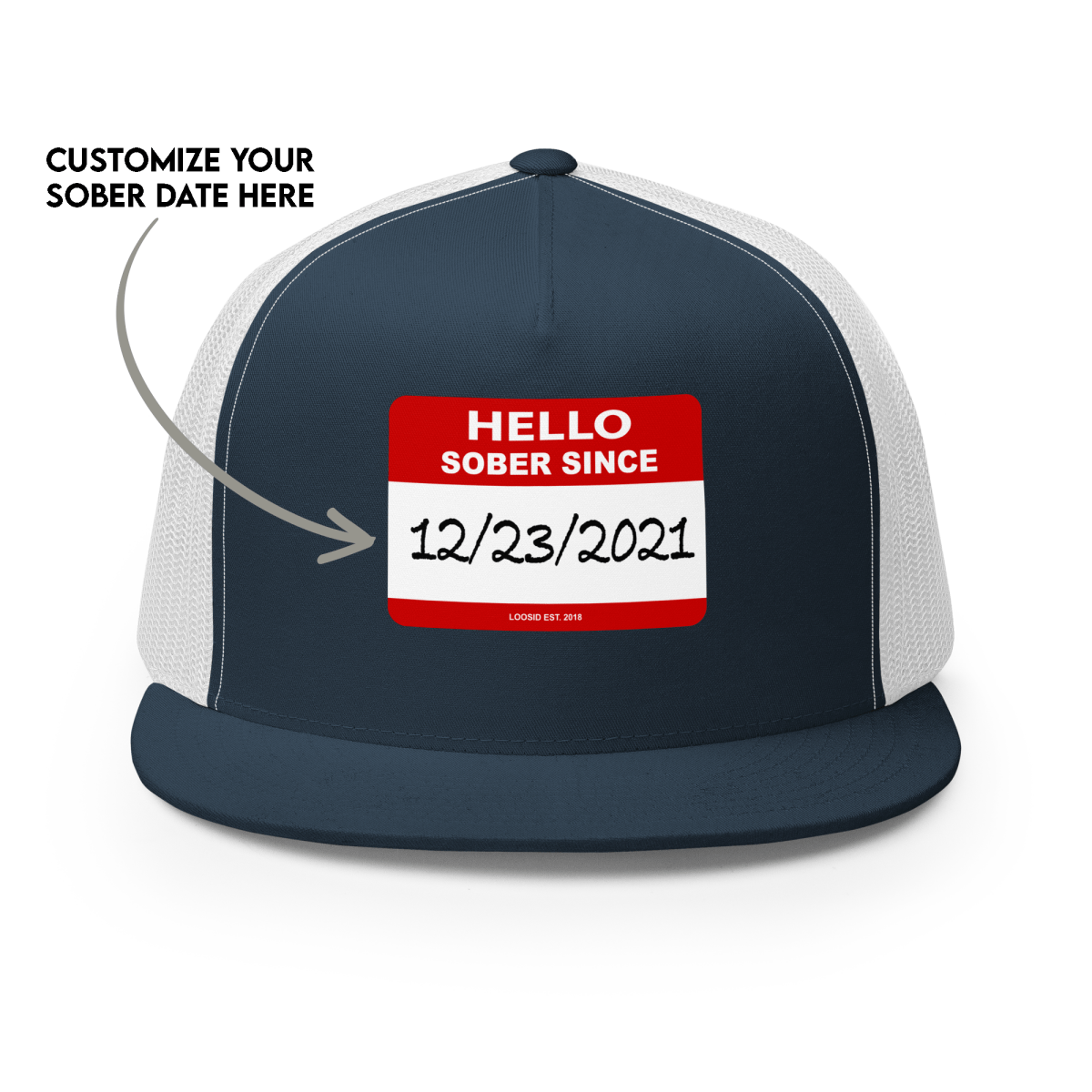 Hello Sober Since Sober Hat packaging detail (view 8)