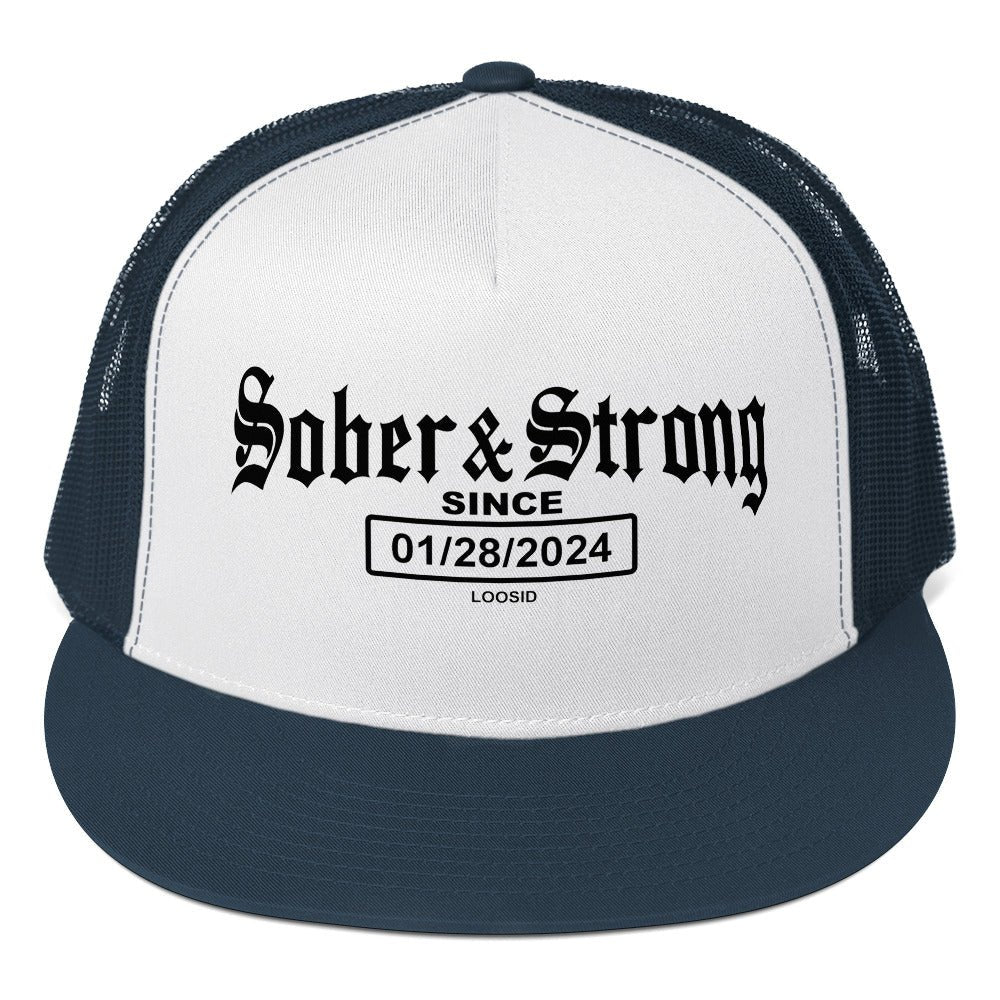 Personalized Snapback Sober Hat product photo (view 10)