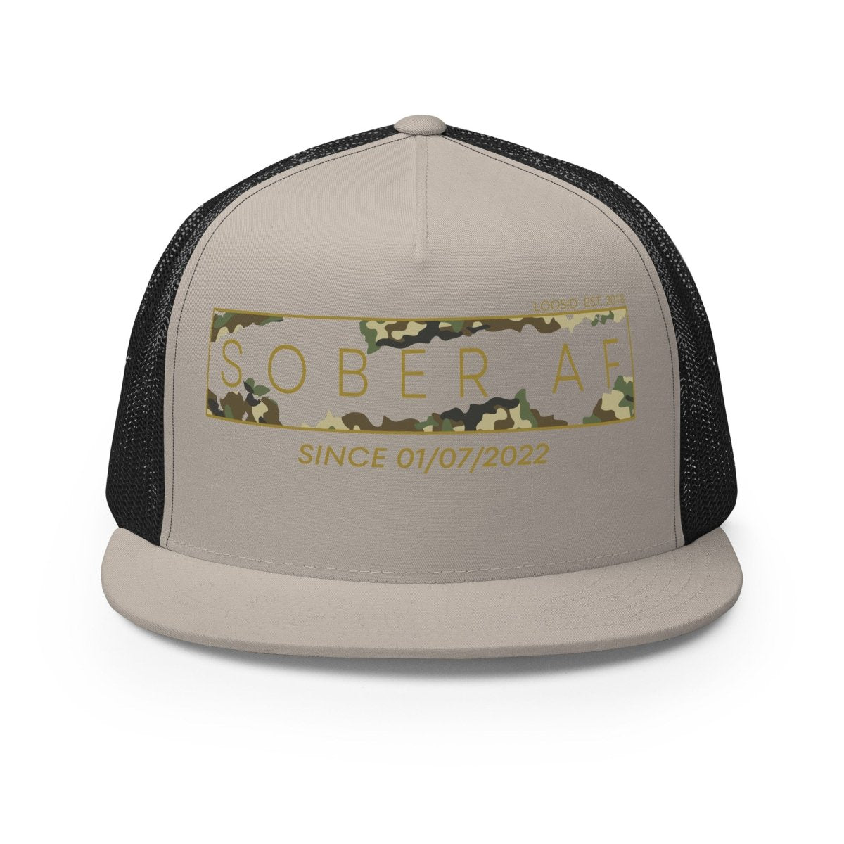 Sober AF Personalized Sober Sober Hat back view (view 7)