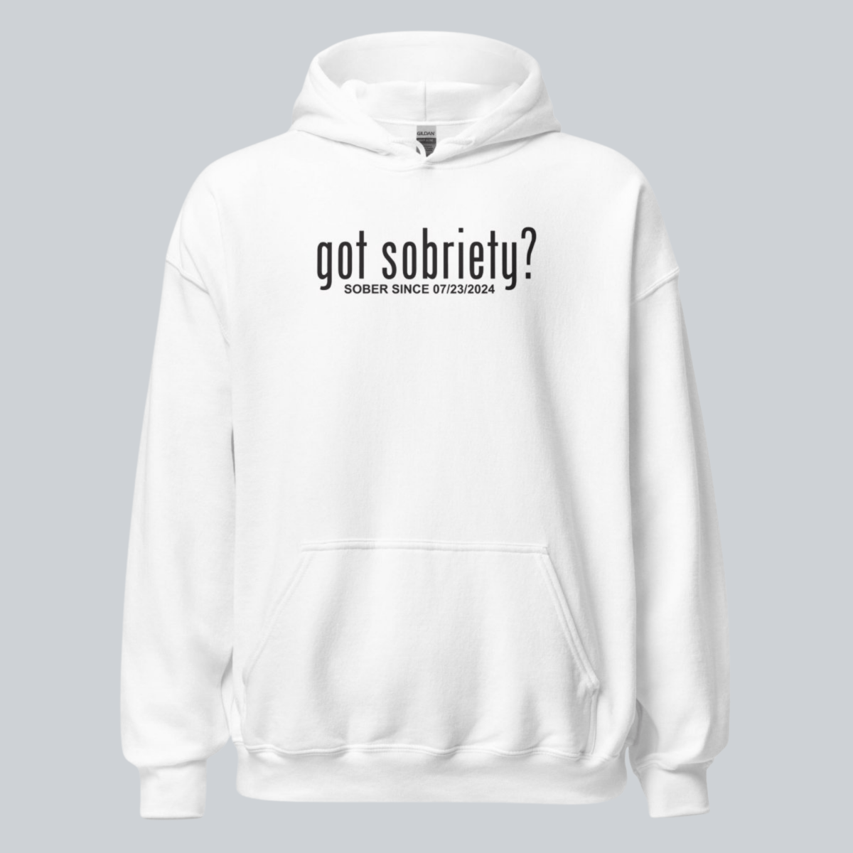 Got Sobriety Recovery Hoodie back view (view 7)