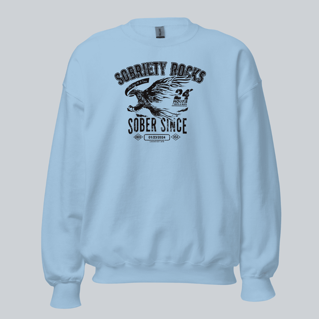 Sober Since Recovery Hoodie packaging detail (view 18)