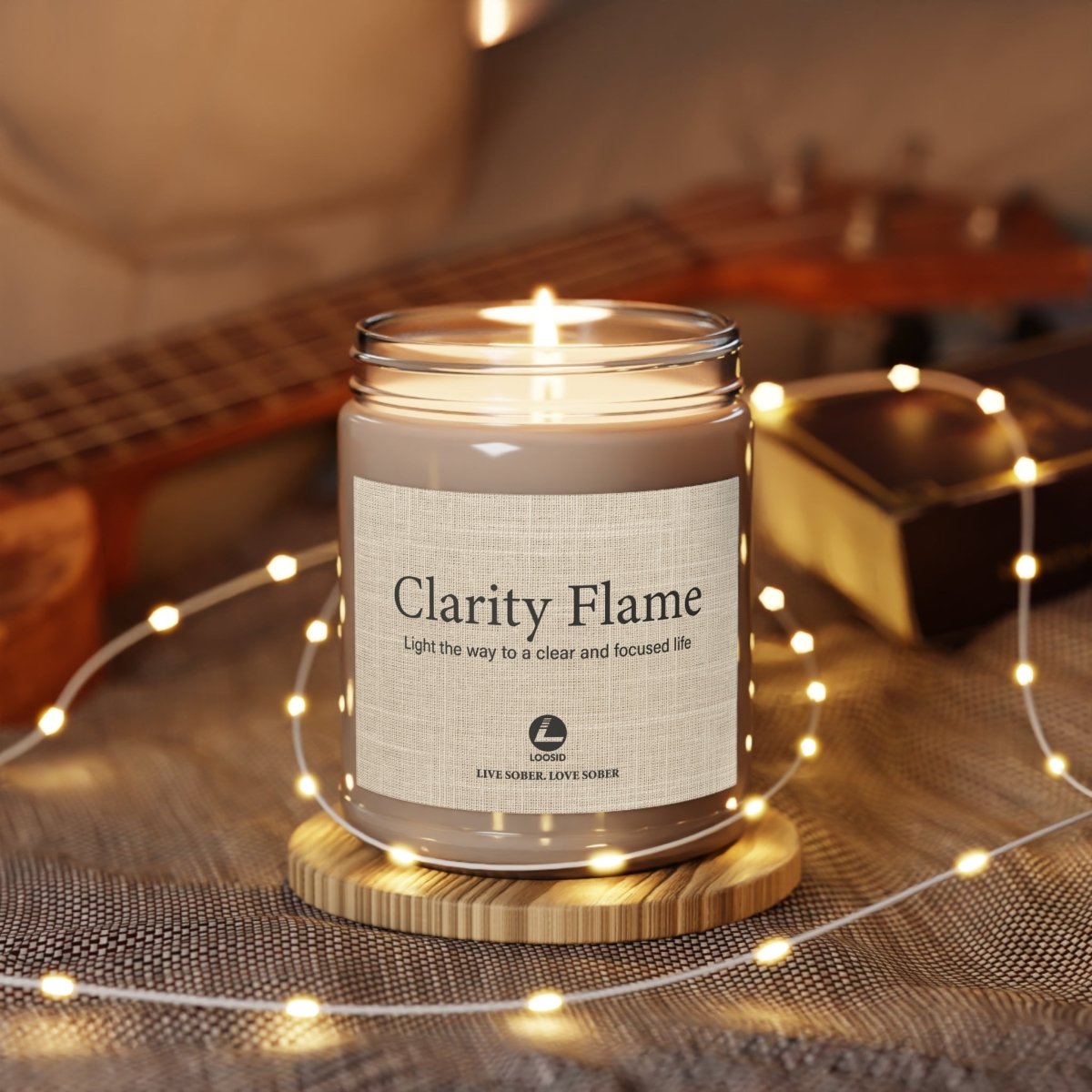 Loosid Clarity Flame Sobriety Gift featuring the design