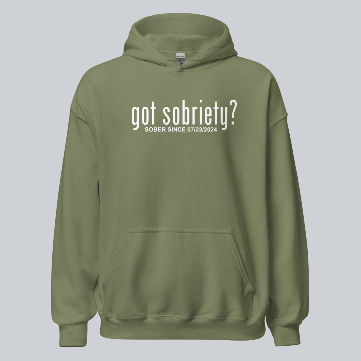 Got Sobriety Recovery Hoodie back view (view 37)