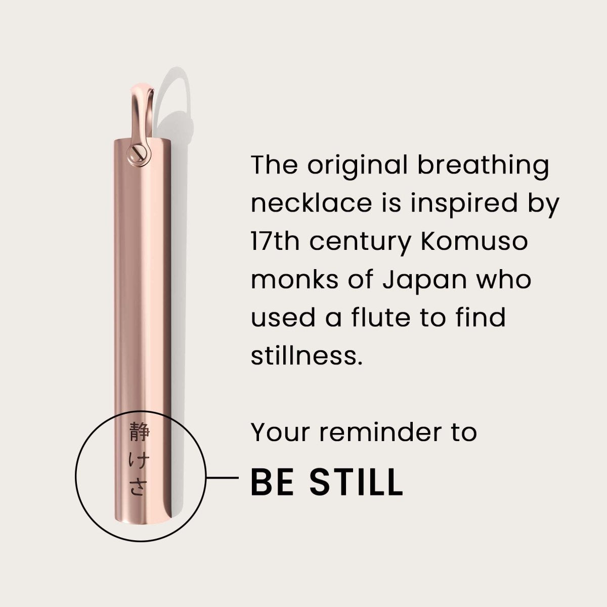 anxiety breathing necklace grounding accessory