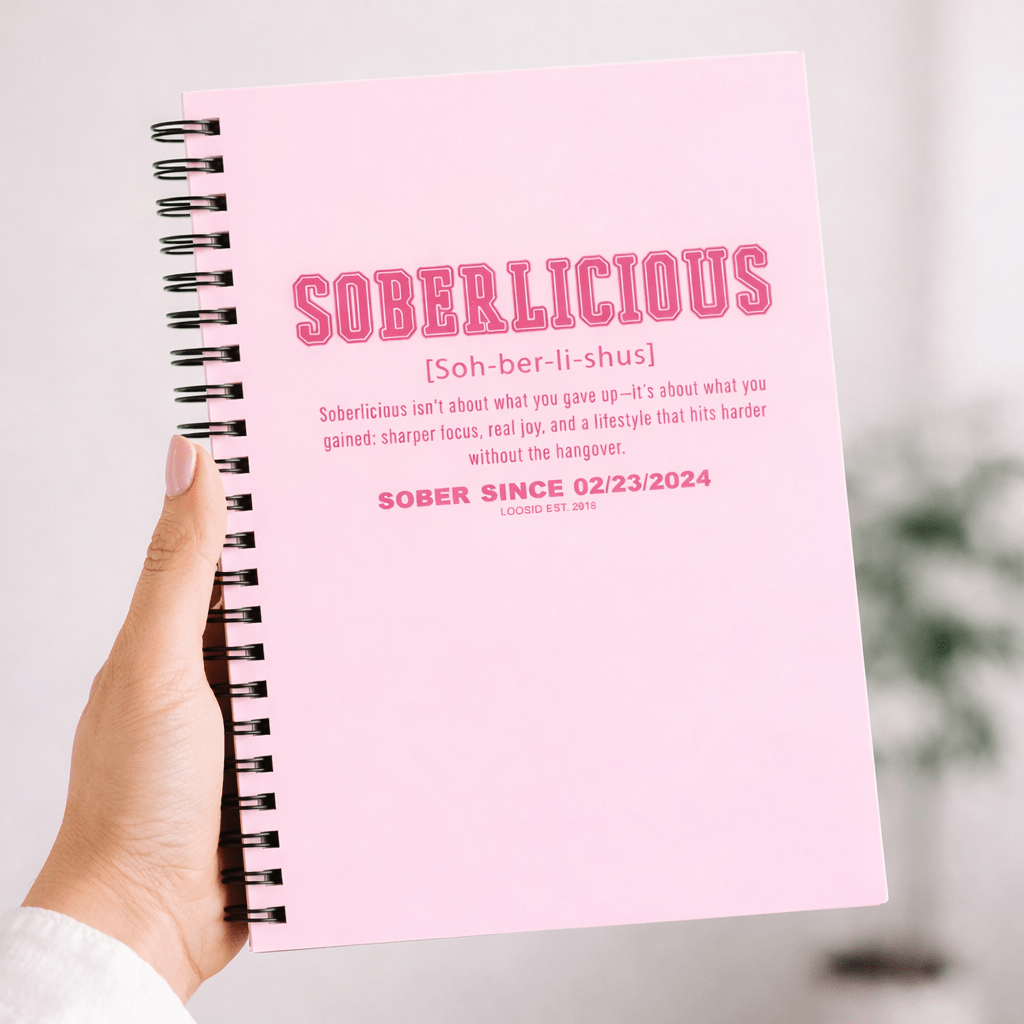 Soberlicious Sober Journal flat lay styled image (view 3)