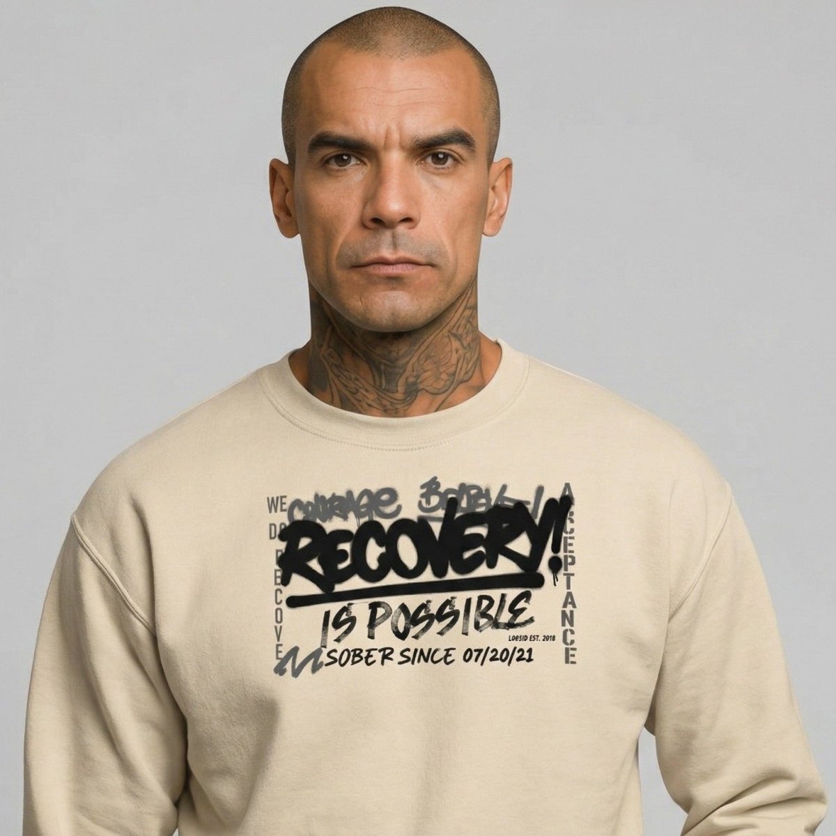Recovery Is Possible Recovery Hoodie featuring the design (view 21)