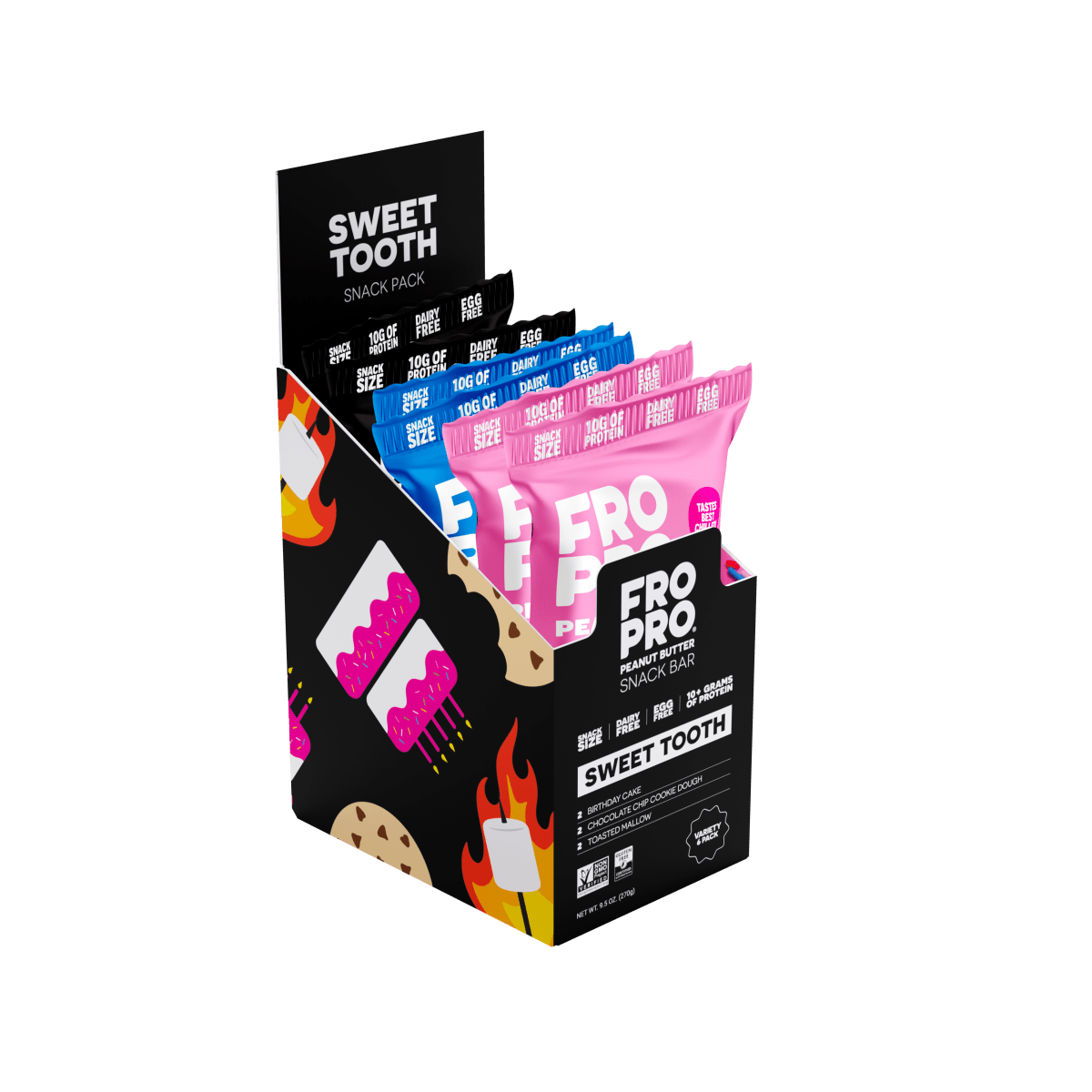 Loosid Sweet Tooth 6 Pack Sobriety Gift featuring the design