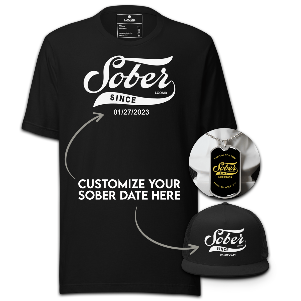 Loosid Sobriety Gift Spring Sobriety Gift featuring the design