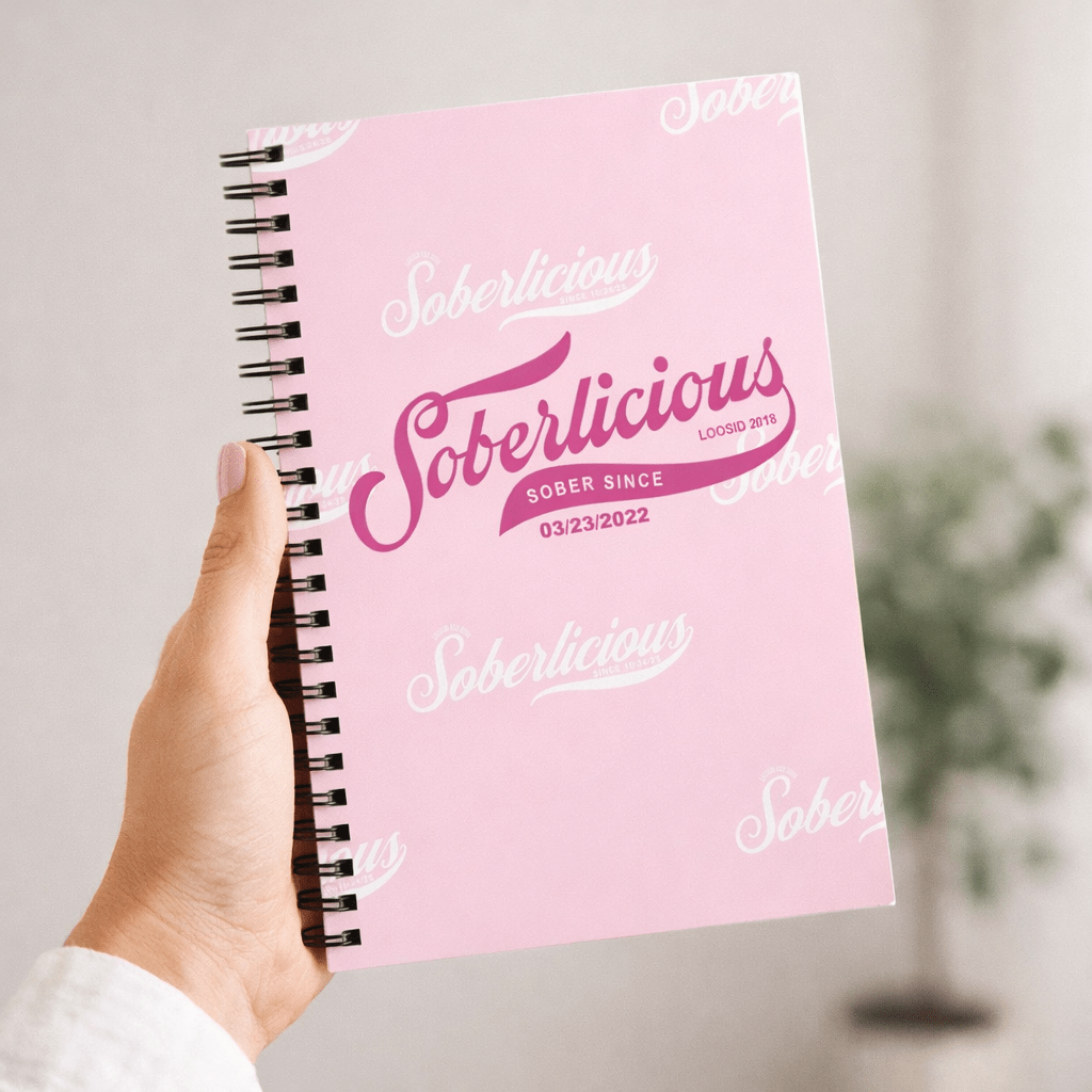 Soberlicious Sober Journal flat lay styled image (view 3)