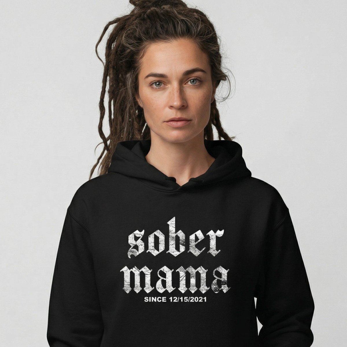 Loosid Sober Mama Recovery Hoodie featuring the design