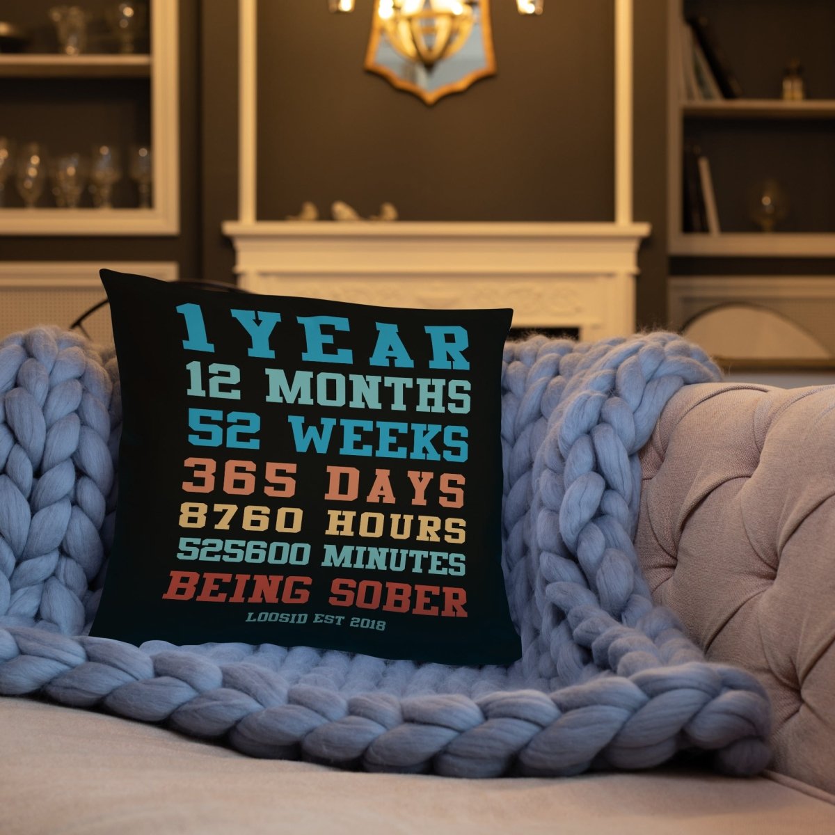 Sober Time Sober Pillow lifestyle view (view 15)