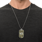 One Day at a Time Sobriety Gift dog tag necklace for recovery milestones
