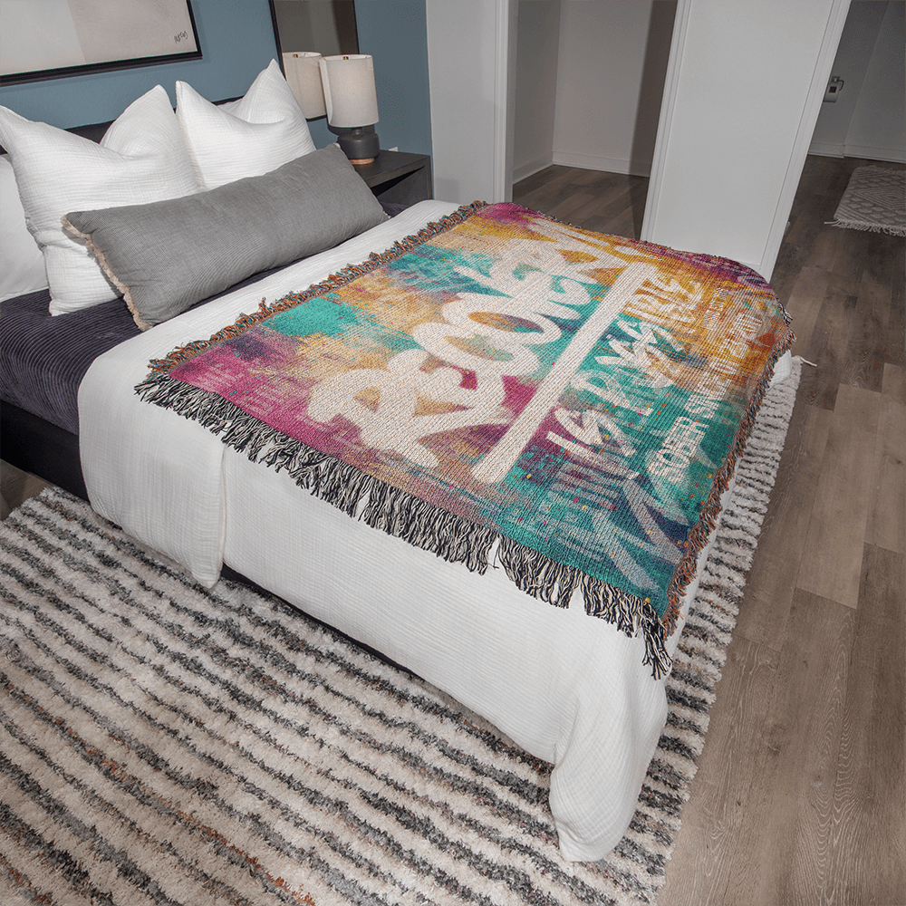 Recovery Is Possible Printed Blanket with Date Recovery Blanket side view (view 6)
