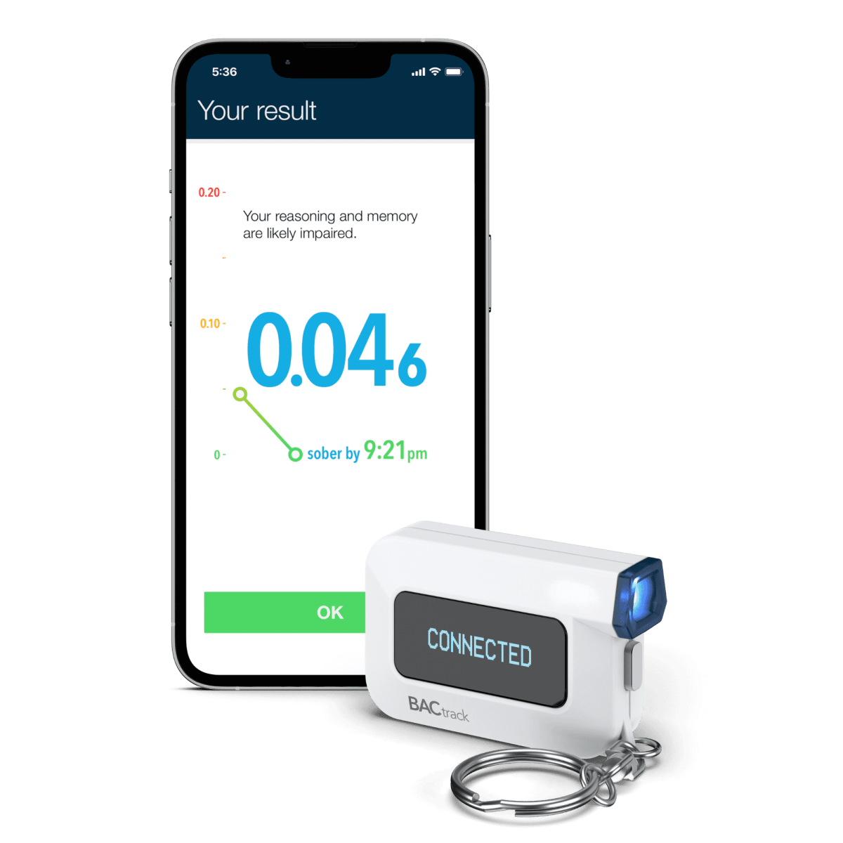 BACtrack C6 Keychain Breathalyzer