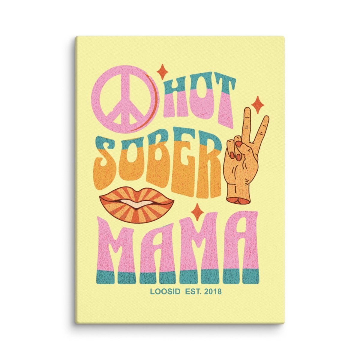 Hot Sober Mama Sobriety Art lifestyle view (view 5)