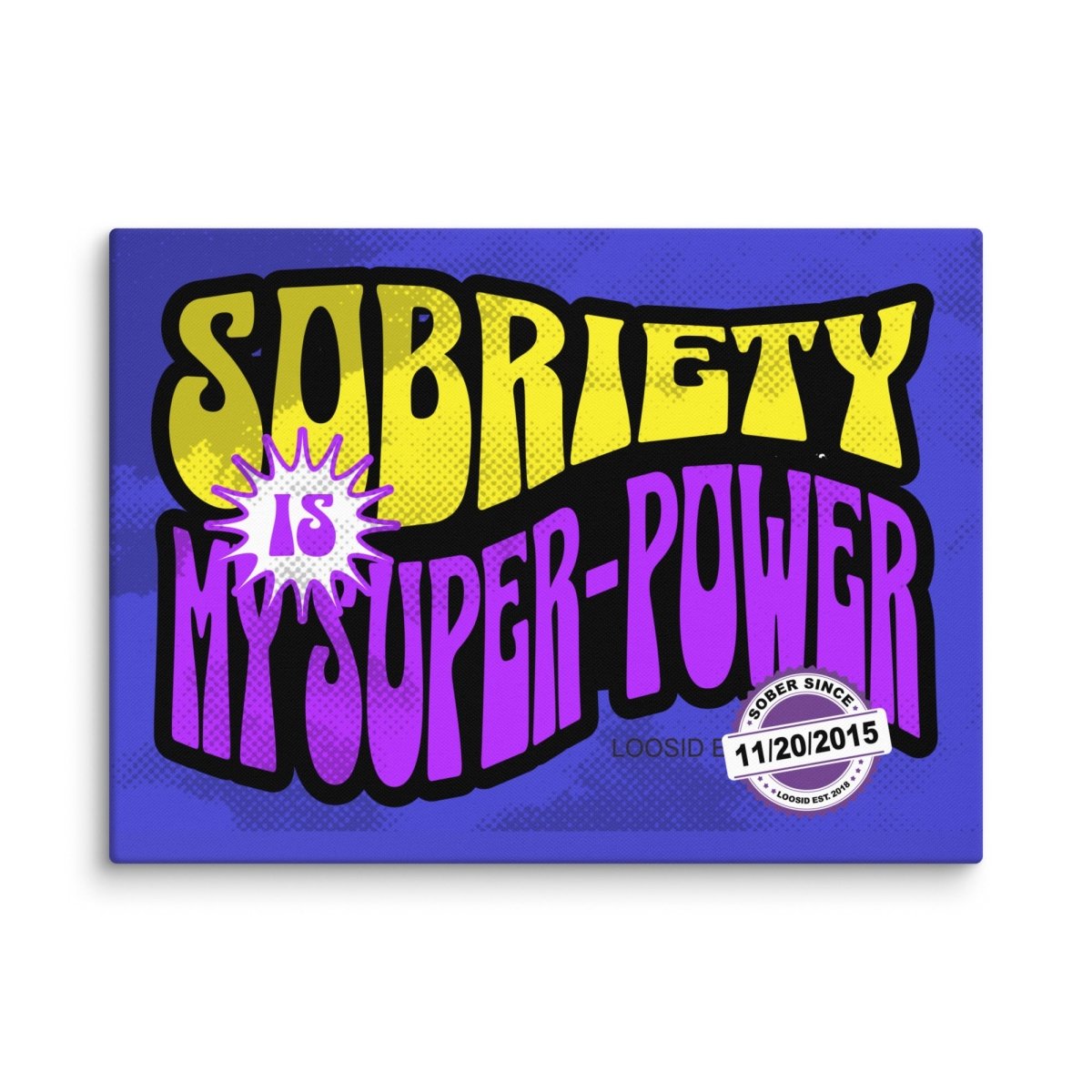 Super Power Sobriety Art side view (view 6)