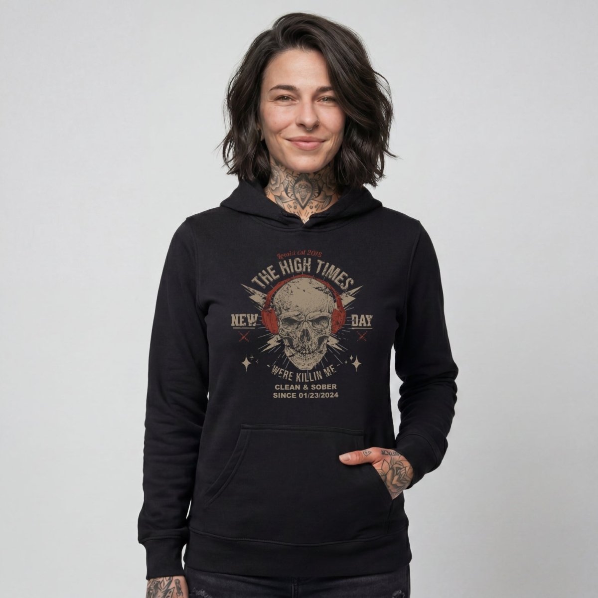 Loosid High Times Recovery Hoodie featuring the design