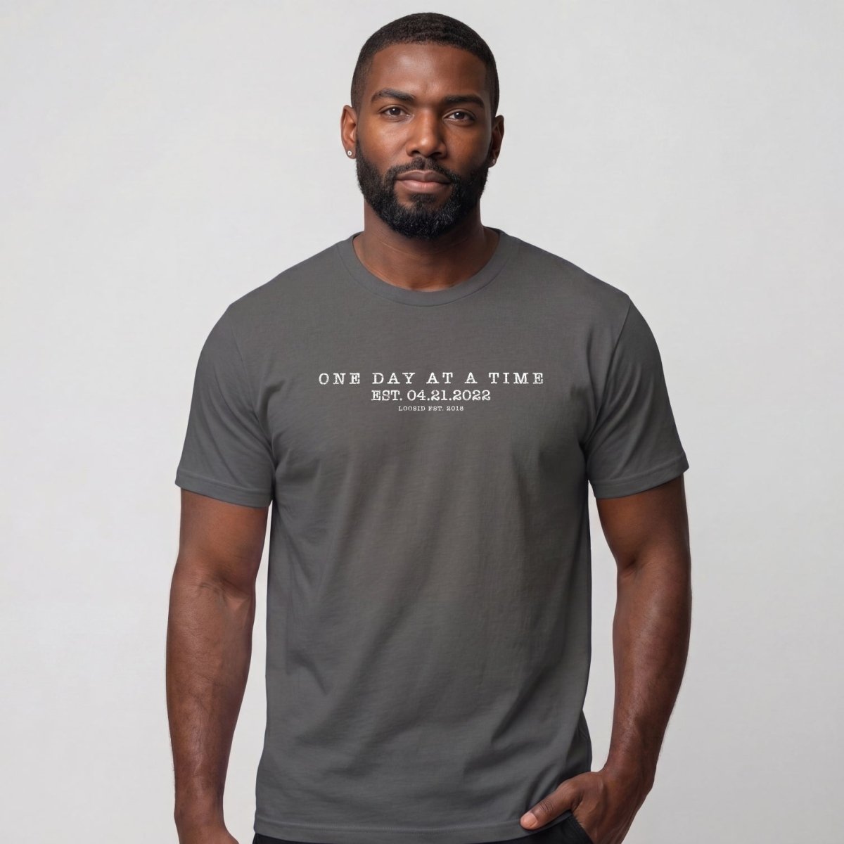 Sober T Shirt | Men's One Day At a Time Tee