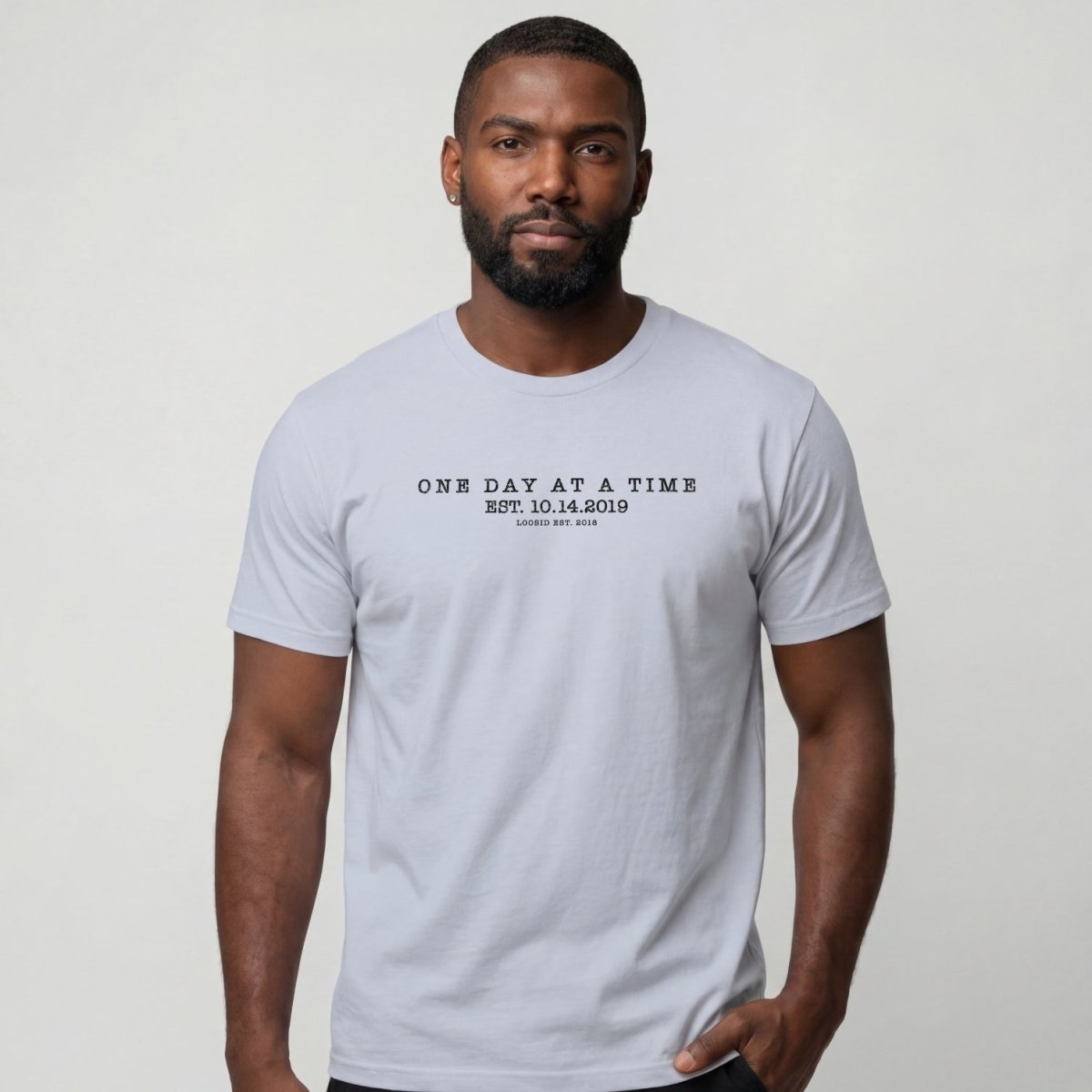 Sober T Shirt | Men's One Day At a Time Tee
