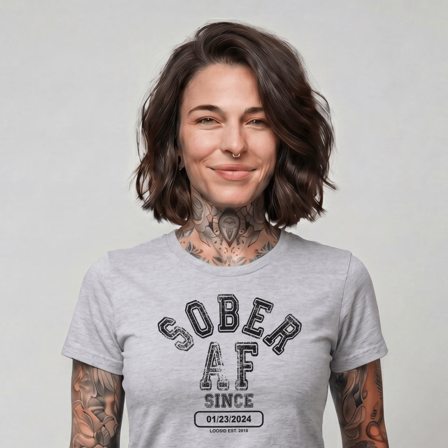 Sober T Shirt | Women's Sober AF Tee