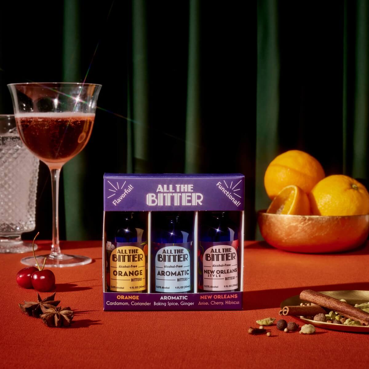 Loosid Bitters Travel Pack Sobriety Gift featuring the design