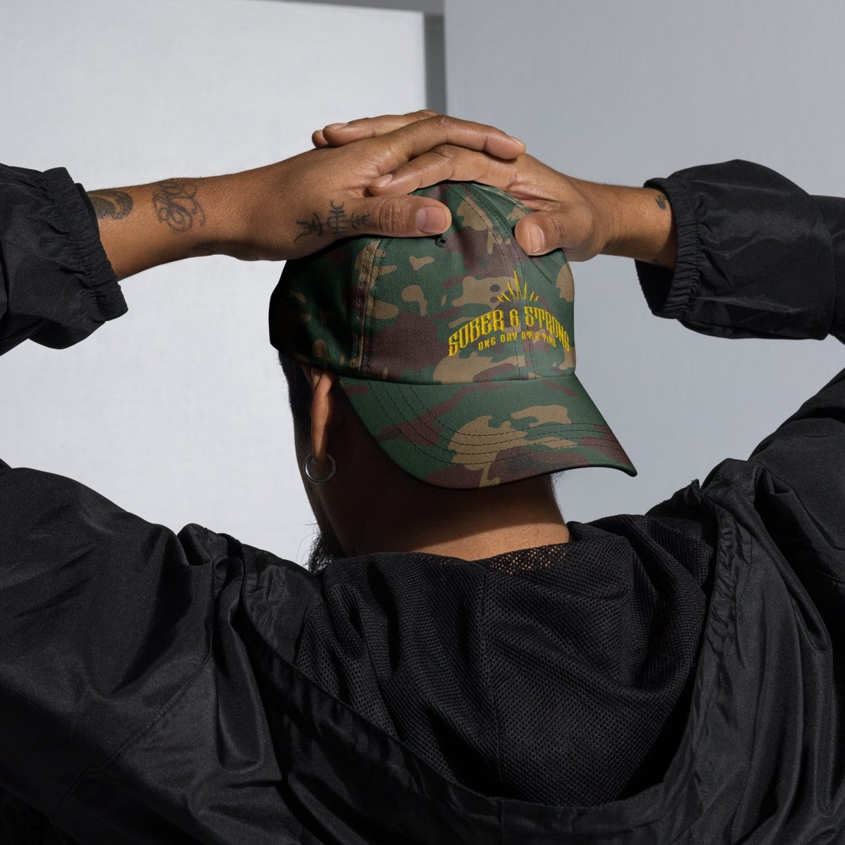 Sober & Strong Sober Hat graphic detail (view 4)