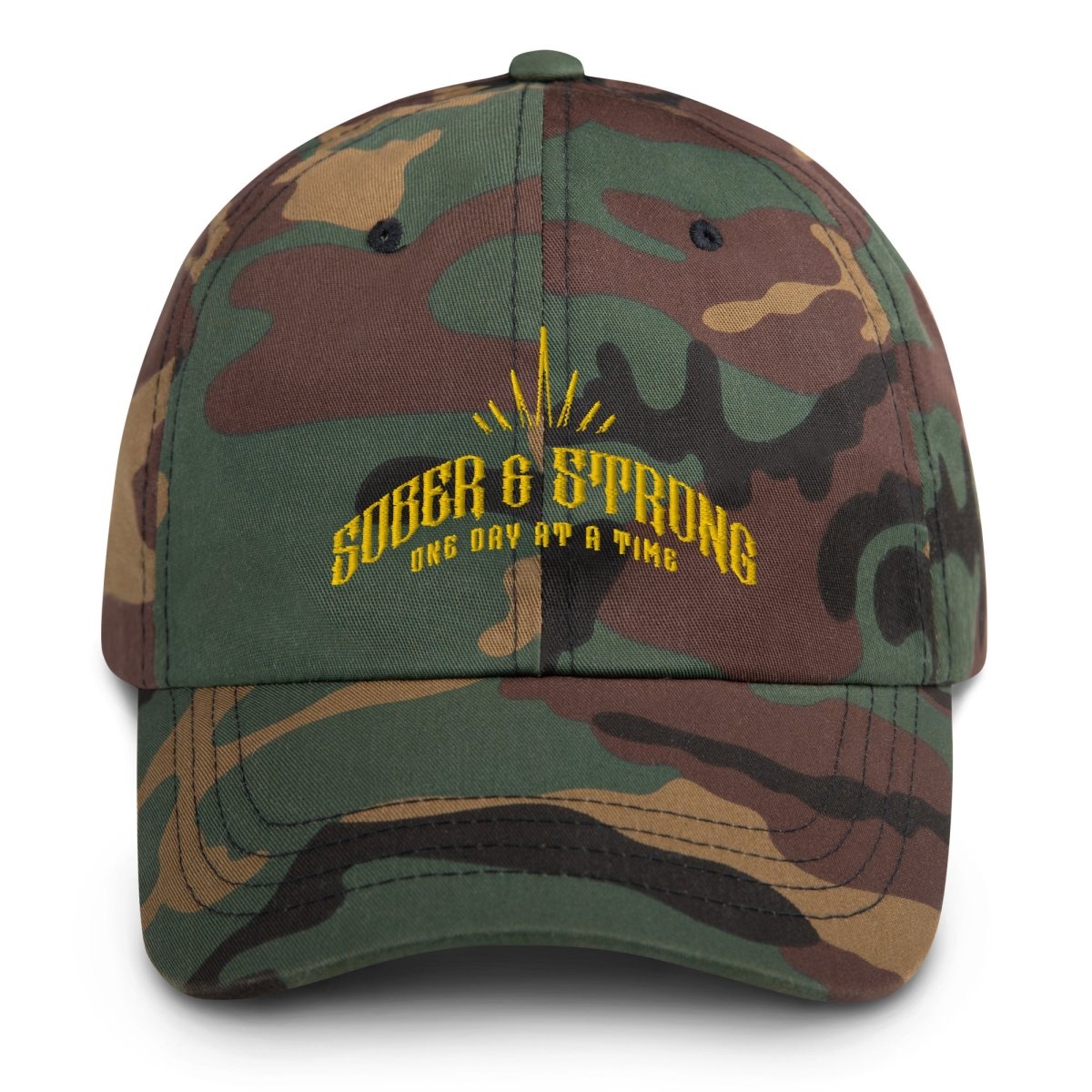 Sober & Strong Sober Hat flat lay styled image (view 3)