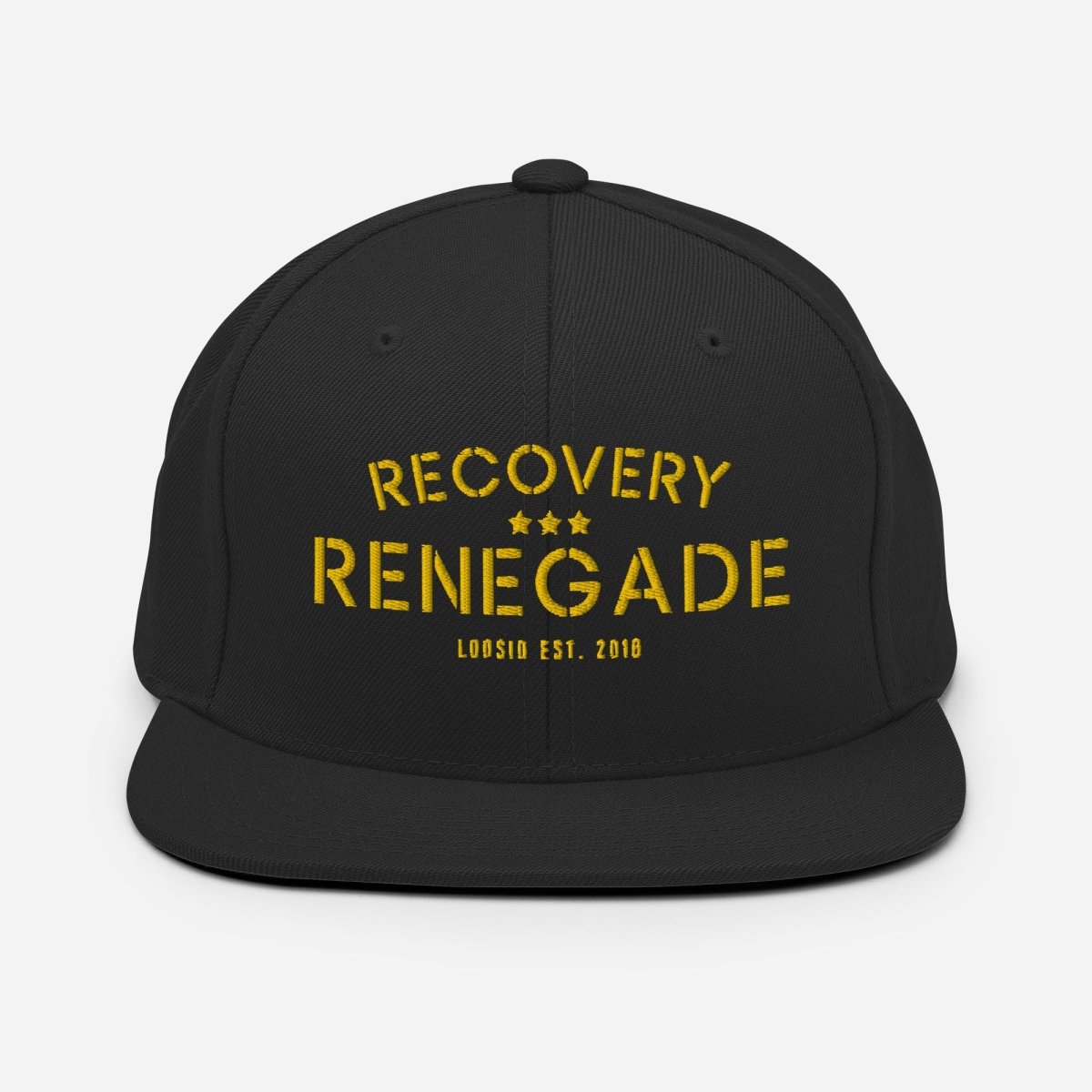 Renegade Snapback Sober Sober Hat graphic detail (view 4)