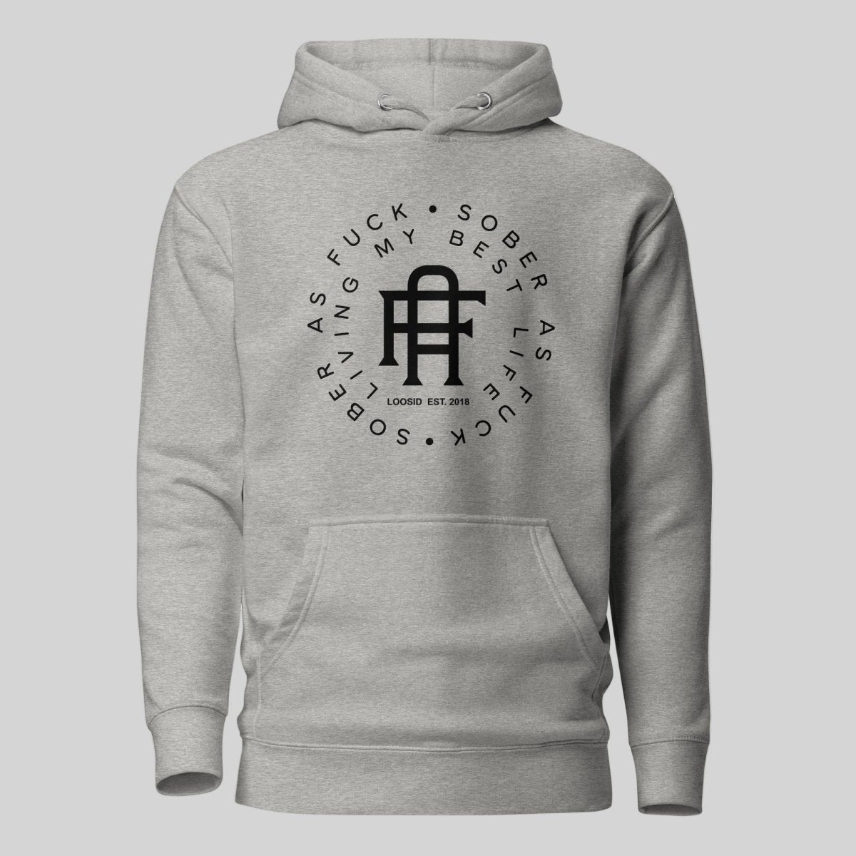Living My Best Life Recovery Hoodie fit detail (view 9)